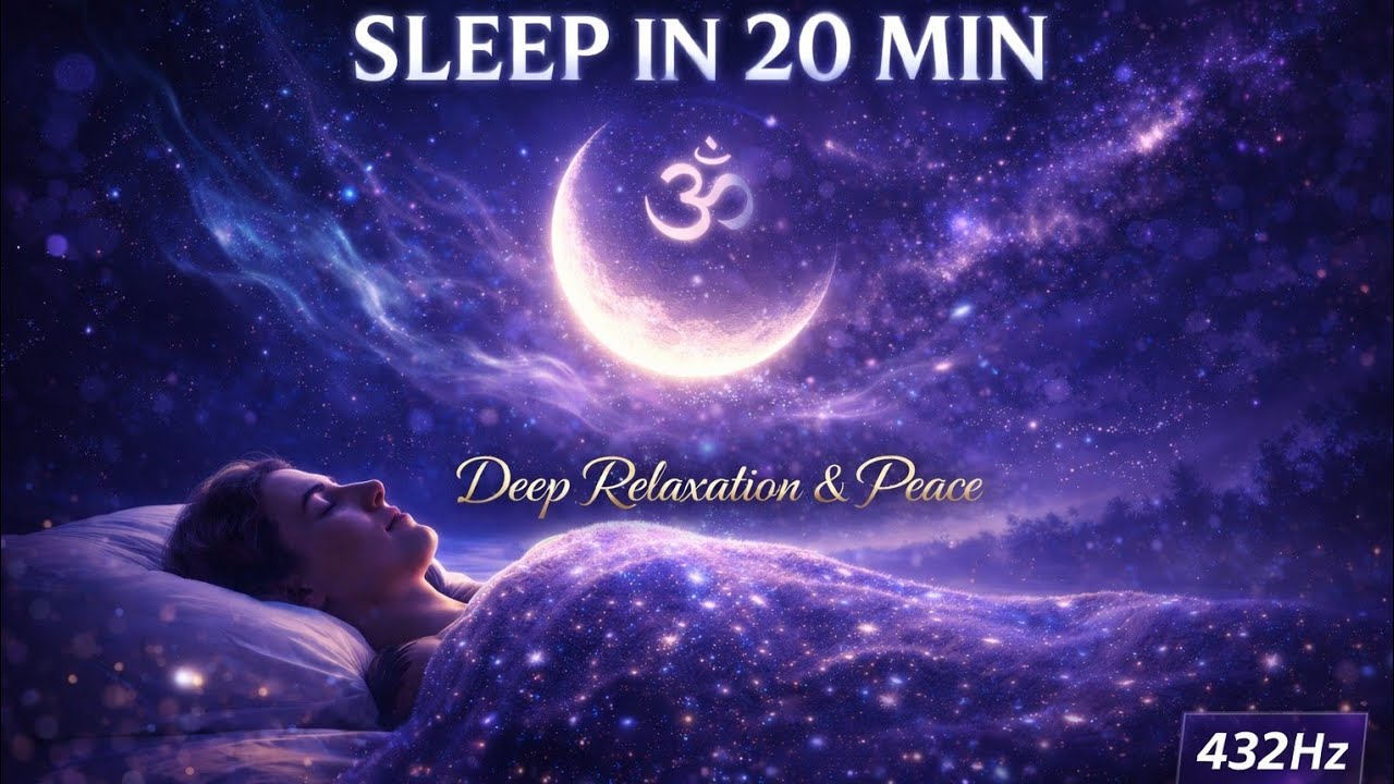 Deep Sleep Meditation Music | 20 Minutes Deep Relaxation for Peaceful Sleep | Calming Music 