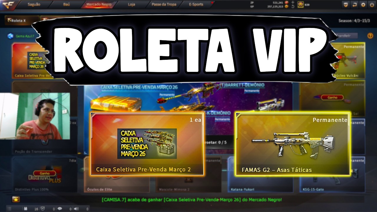 ROLETA VIP | FAMAS G2 VIP | CROSSFIRE