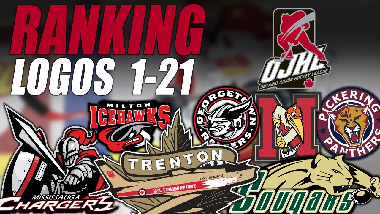 OJHL Logos Ranked 1-21