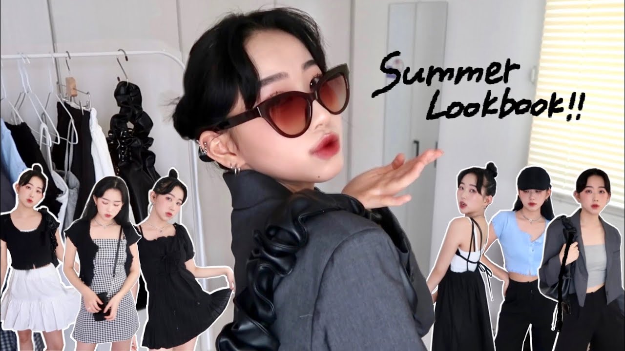 【163cm/56kg】日本から買える夏のコーデ紹介ㅣ저의 여름 룩북 한번 보고가세요🌴🧉