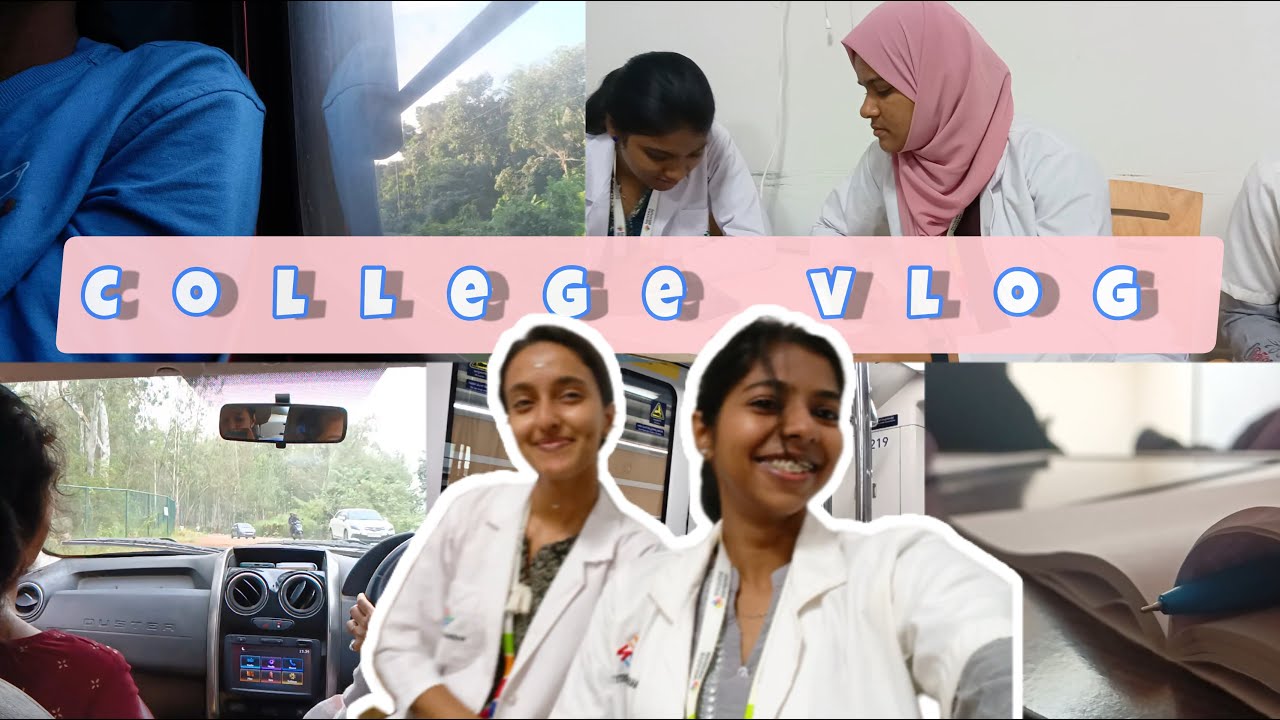 Half day College vlog as a 3rd yr BASLP student 🤠 | Travelling | Day in my life | College Med life |