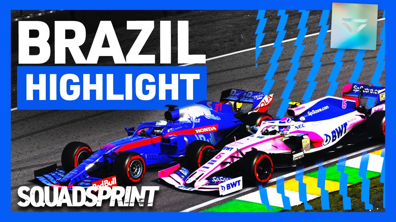 BRAZILIAN GRAND PRIX BEST BITS! SquadSprint 2020 F1 S2 | Round 1 Highlights