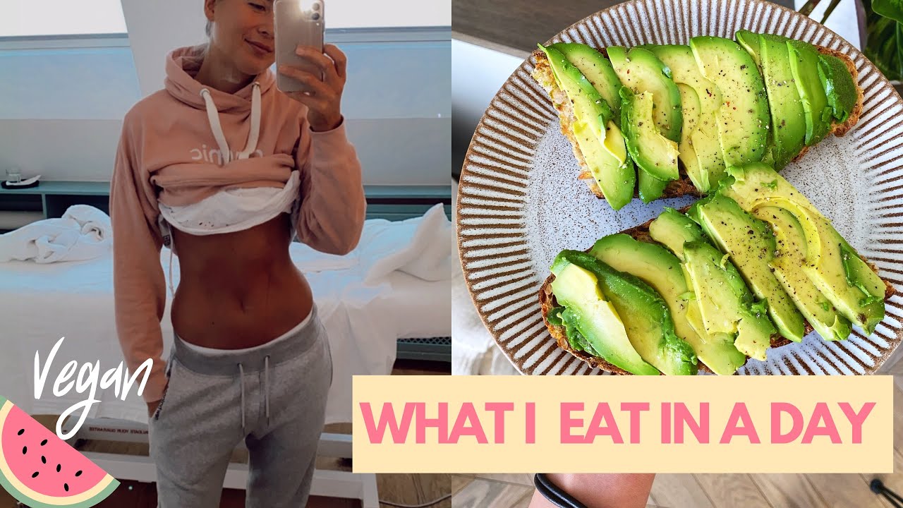 WHAT I EAT IN A DAY TO STAY FIT DURING QUARANTINE // EASY VEGAN RECIPES