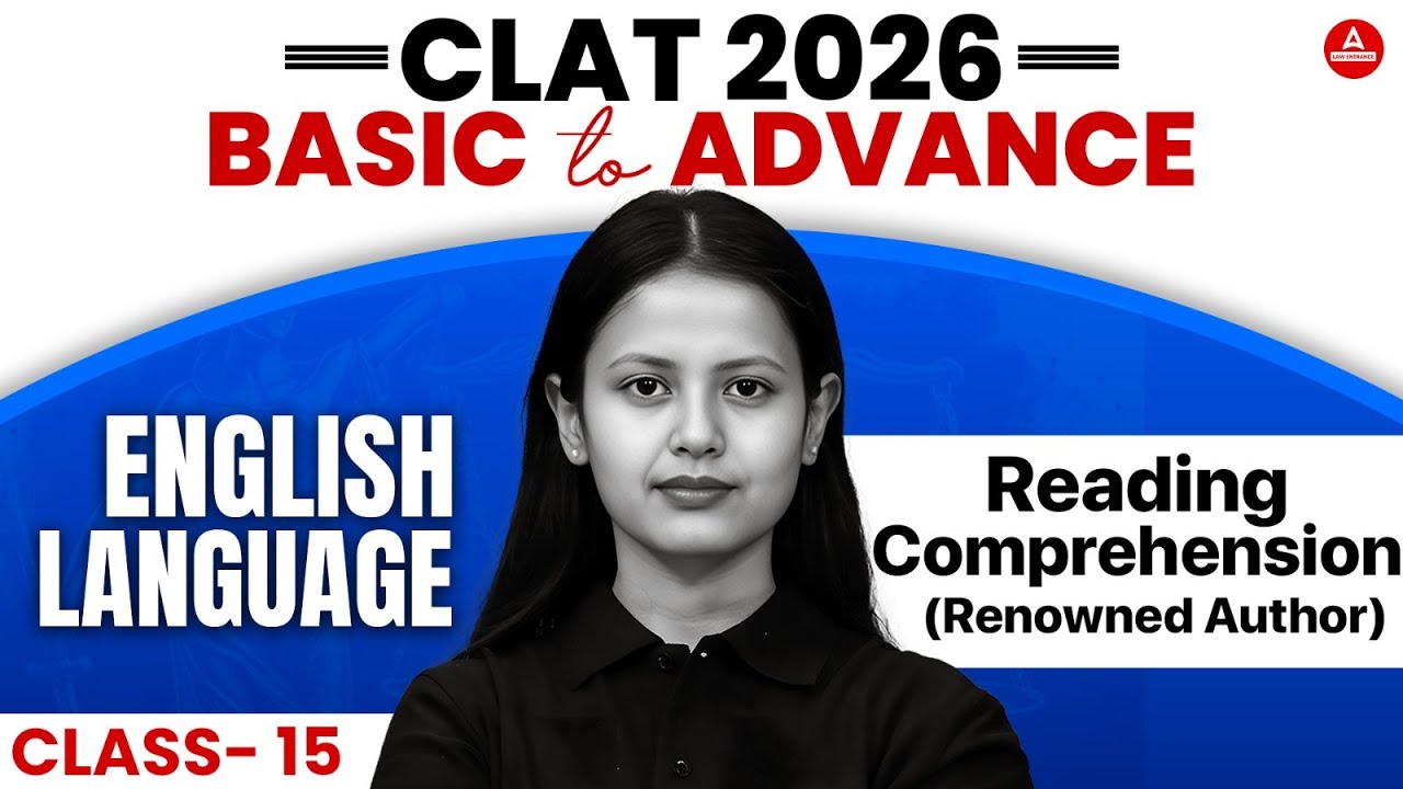 CLAT 2026 - Reading comprehension | CLAT  | English