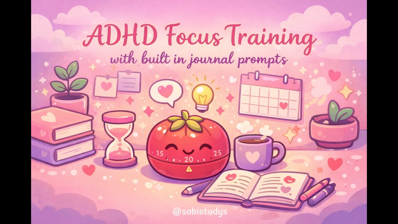 ADHD Focus Training + Journal Prompts | Day 107 Micro Pomodoro