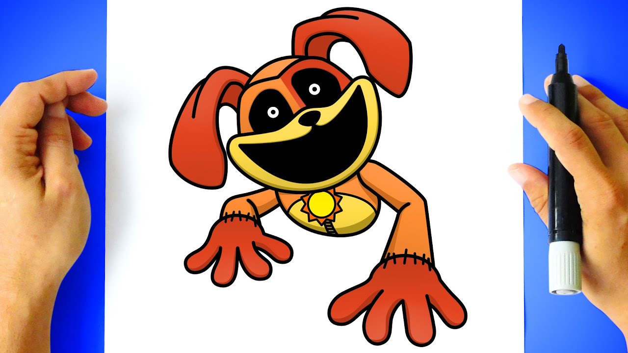 Como DESENHAR o DOG DAY - Como DIBUJAR a DOGDAY - Poppy Playtime Chapter 3 - [ Drawing Tutorial ]