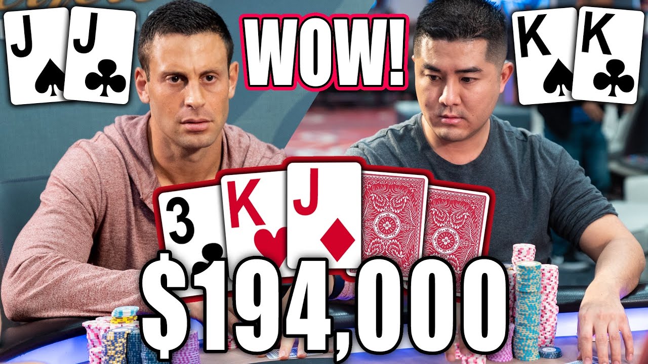 Set Over Set with $194,000 on the Line, then Set Over Set Again the Next Hand!!! ♠ Live at the Bike!