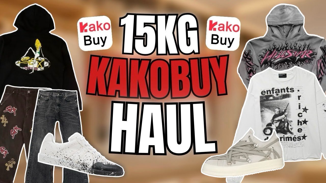 Покупка 15 кг в KAKOBUY! (Balenciaga, Chrome Hearts, Archive, ERD и многое другое!)