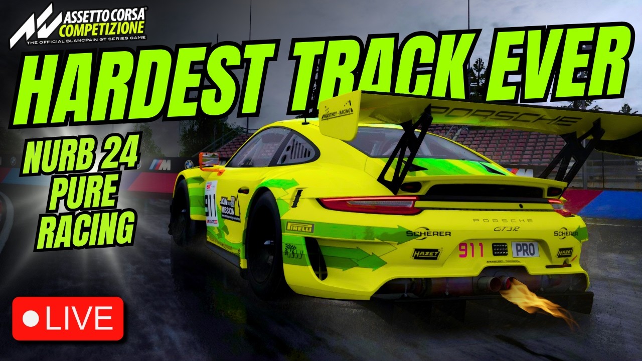 LIVE🔴 ASSETTO CORSA COMPETIZIONE | NURBURGRING 24H | CLEAN PUBBIES