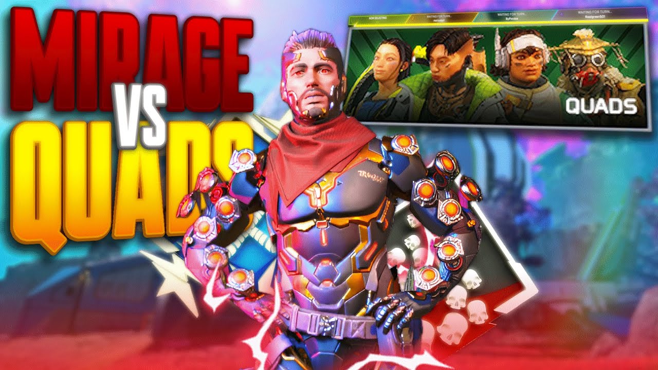 So, They Finally Added Quads To Apex... (#1 Mirage Movement VS Quads)