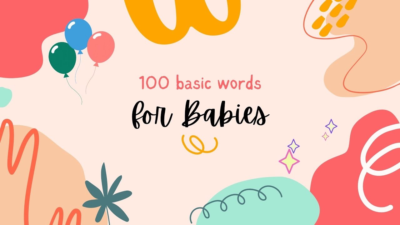 Baby Journey | 100 basic English words to start | The most basic and simple nouns in English