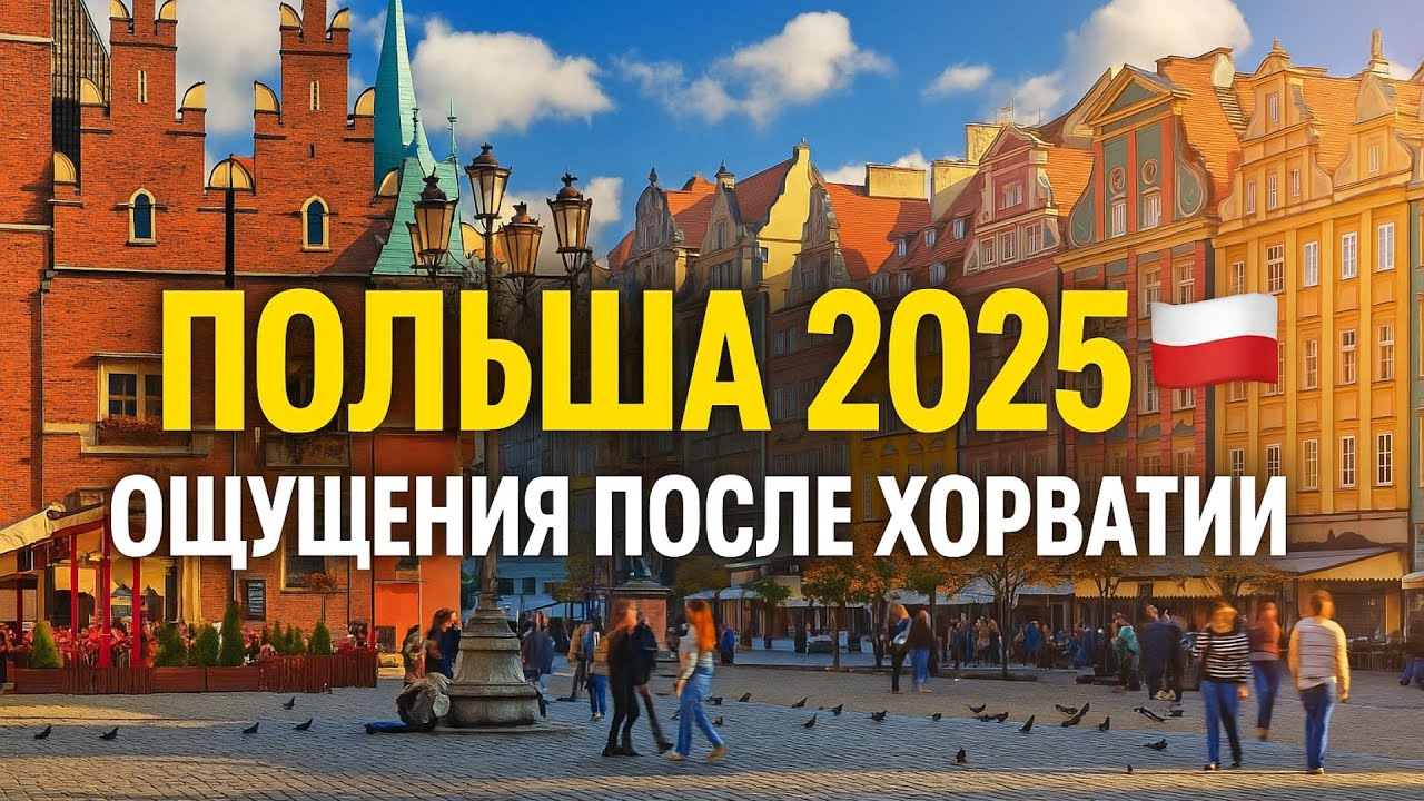 Польша 2025 🇵🇱 | После Хорватии - во Вроцлав 🍂 Осенняя прогулка