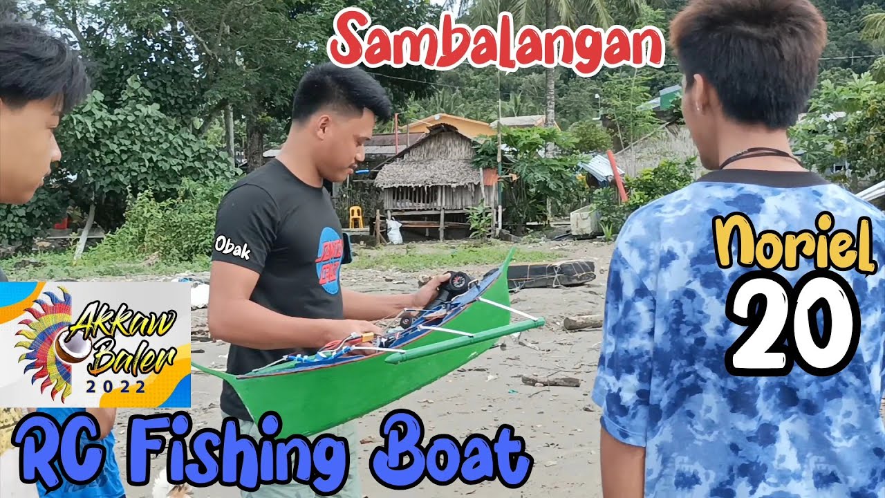Laro muna with tropa, RC Fishing Boat.