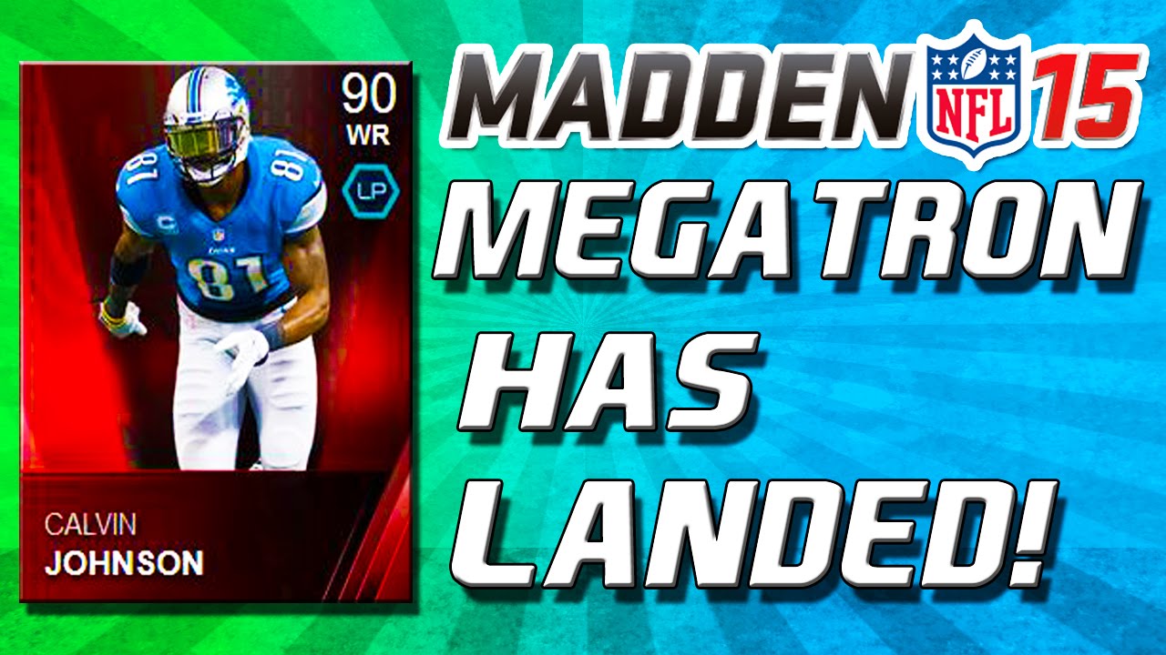 Madden 15 Ultimate Team - CALVIN MEGATRON JOHNSON HAS LANDED! - MUT 15