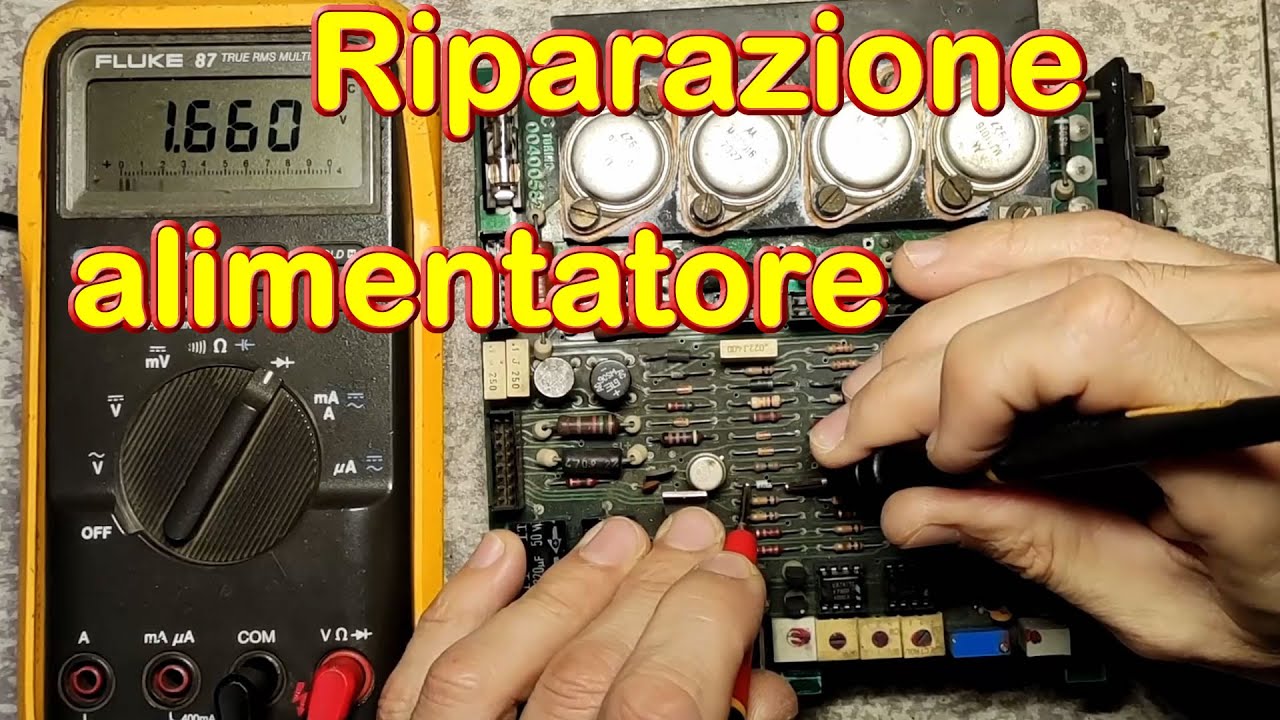 Riparazione alimentatore & trasformazione in switching ⚡
