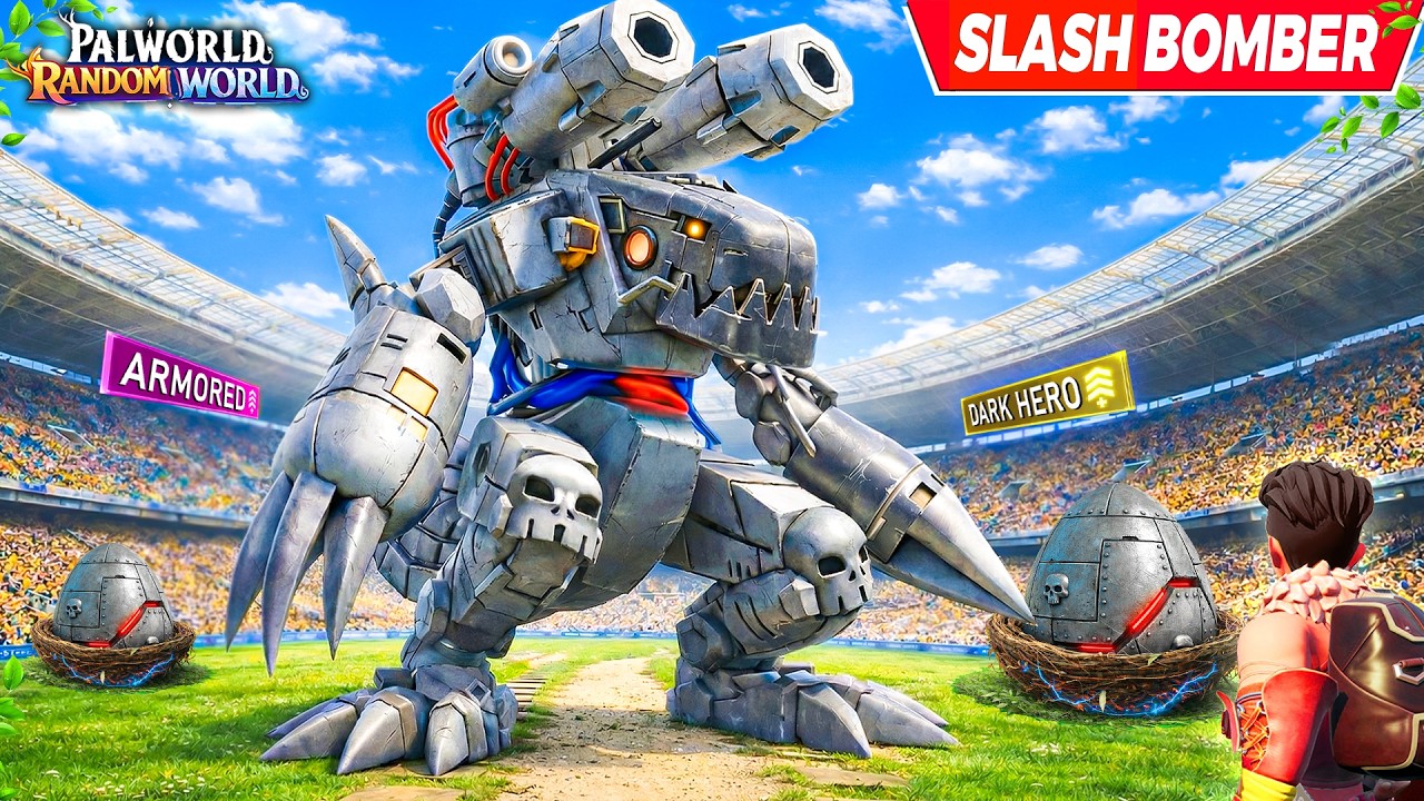 OMG! I BREED NEW ARMORED SLASH BOMBER POKEMON (GOD DNA)! 😱 | PALWORLD