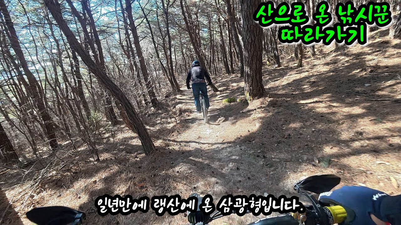 MTB타고 산으로 온 낚시꾼 @헌원삼광 따라가기. 촬영:최곰 #구미올마운틴클럽 #구미산악자전거