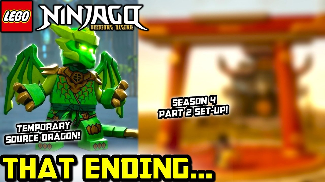 Разгадка концовки 4 сезона! Подготовка ко второй части! 🐲 Новости о 4 сезоне Ninjago Dragons Rising!