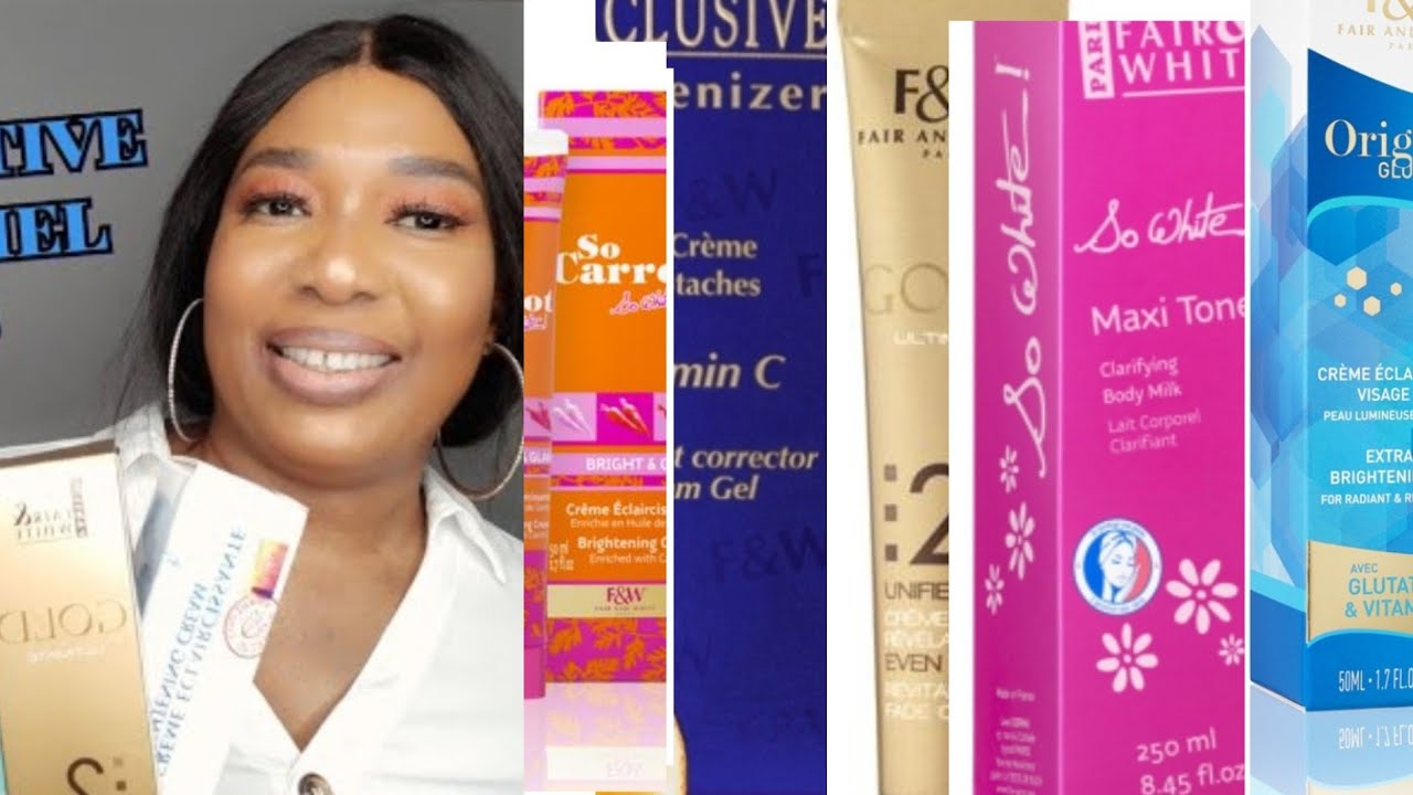 FAIR AND WHITE SKIN BRIGHTEN & LIGHTENING TUBES FOR CLEAR RADIANT SKIN.