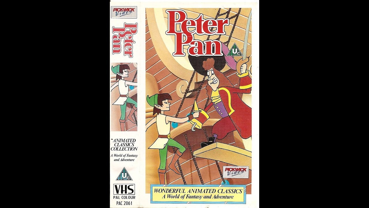 Original VHS Opening: Peter Pan - Burbank version (UK Retail Tape)