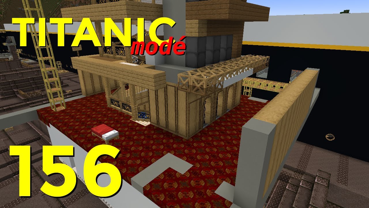 Le Titanic Modé - E156 - Le grand escalier (LittleTiles), les ascenseurs