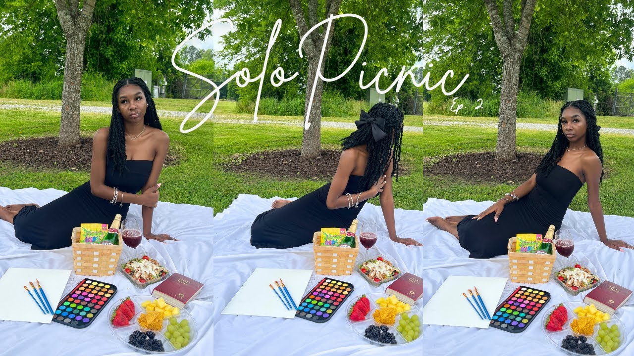 SOLO DATE SERIES EP. 02: picnic date by myself | TinasWrld