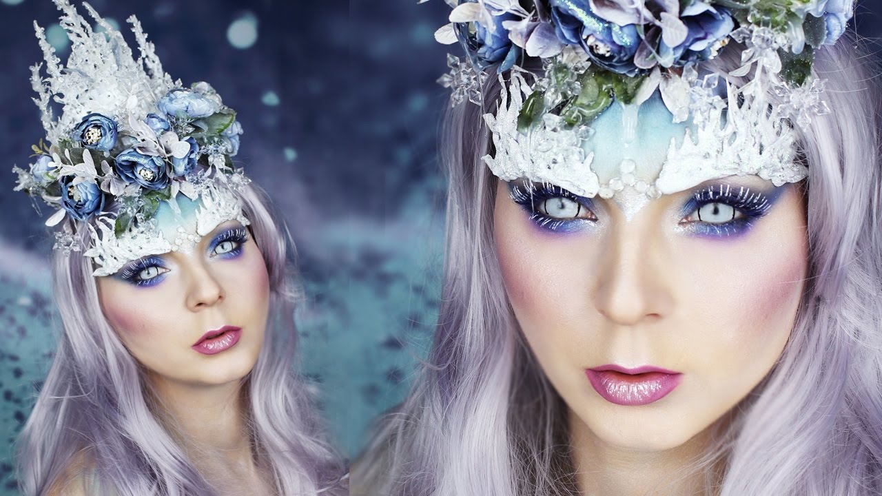 ❄️ KRÓLOWA ZIMY ❄️ Charakteryzacja wykonana w całości kosmetykami Golden Rose