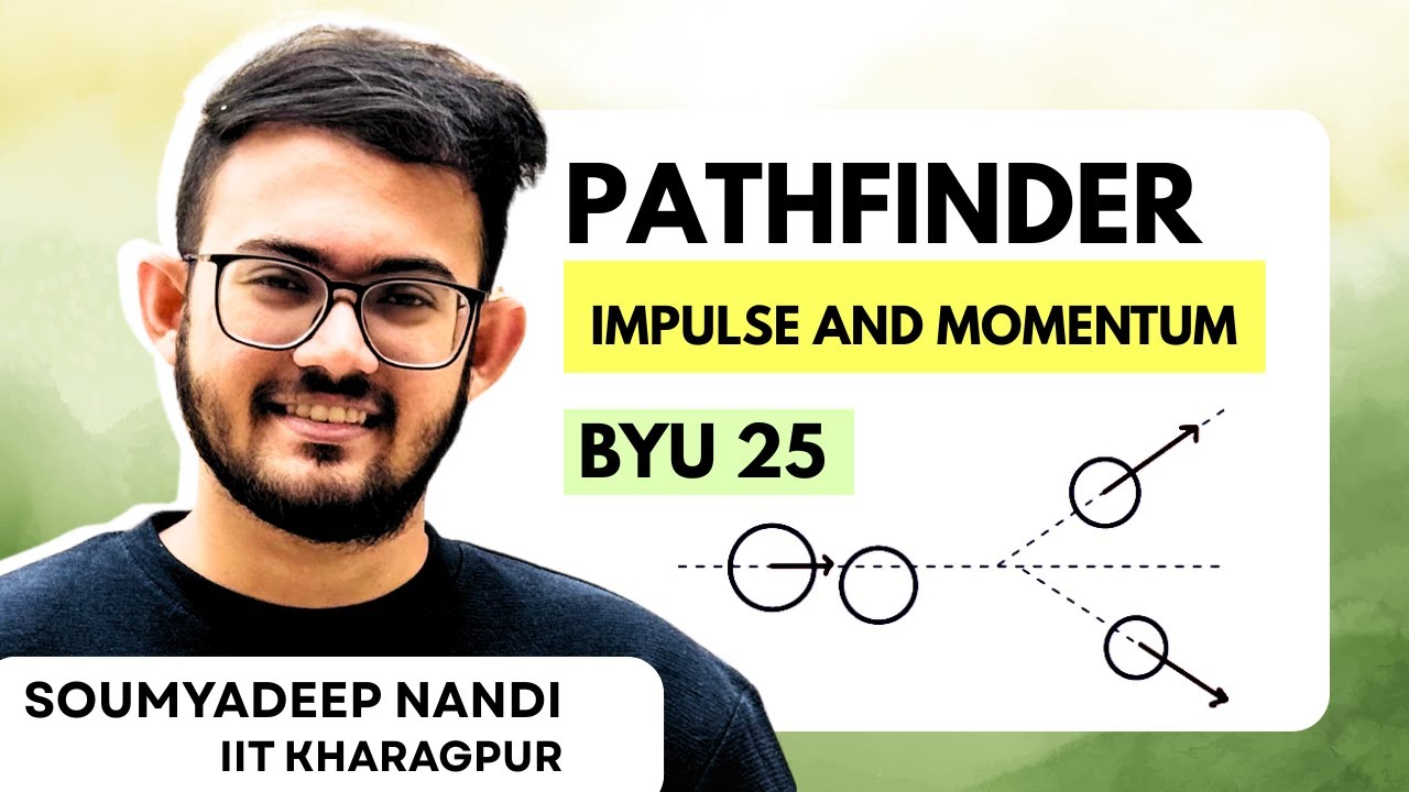 Pathfinder Impulse–Momentum BYU 25 | Oblique Collision and finding Coefficient of Restitution