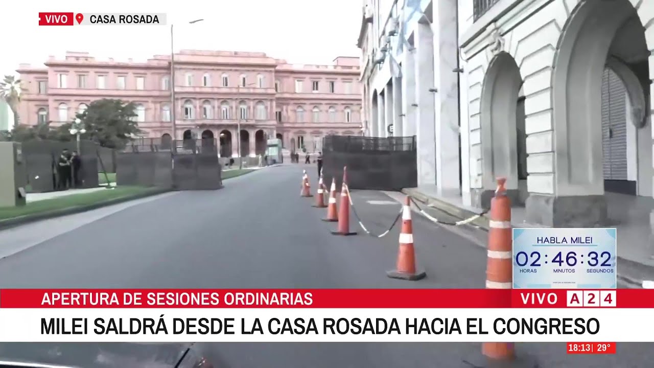 📹 ASÍ ESTÁ AHORA EL FRENTE DE LA QUINTA DE OLIVOS Y LAS CERCANÍAS A CASA ROSADA