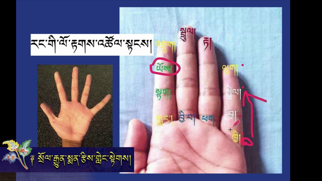 རང་གི་ལོ་རྟགས་འཚོལ་སྟངས། Calculation way for one's zodiac sign according to Tibetan Astrology.