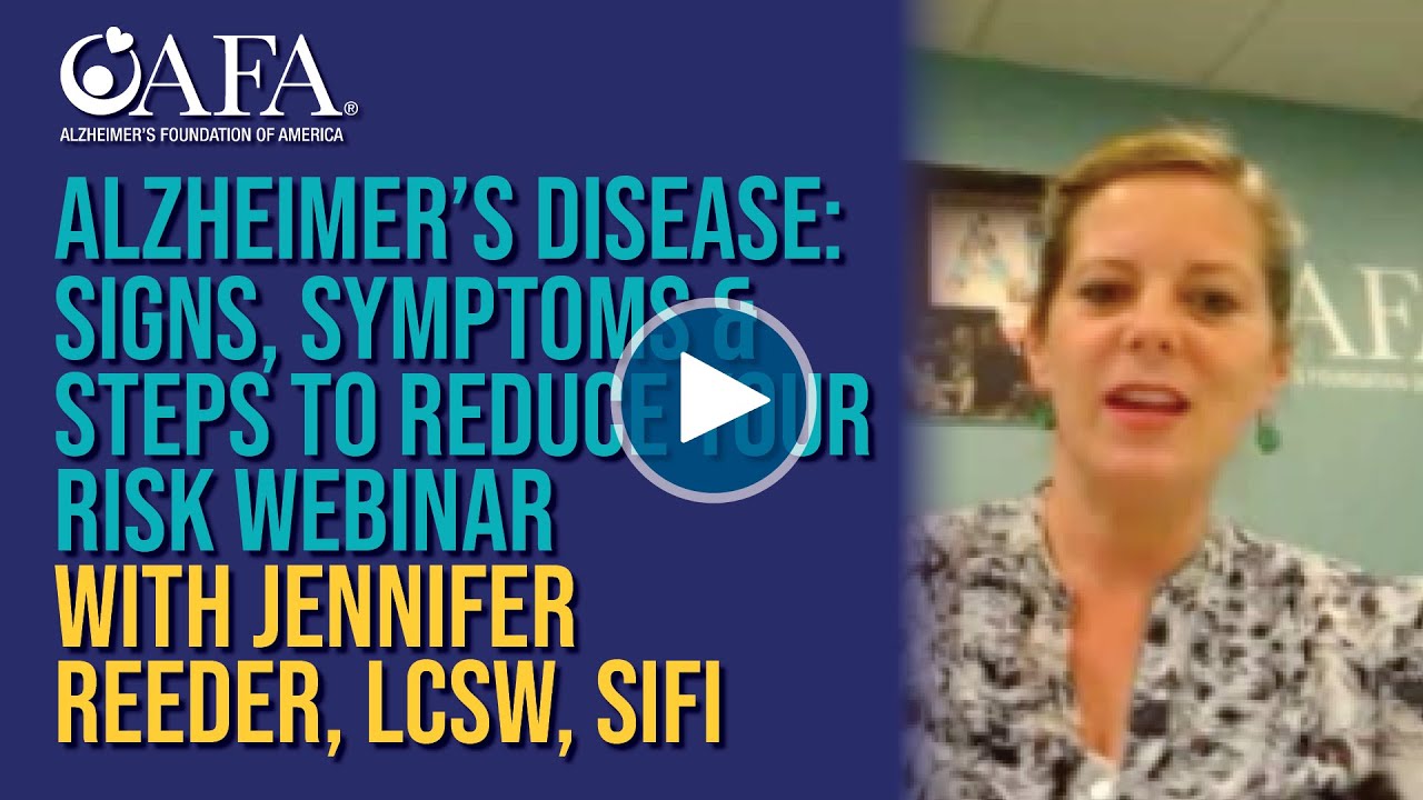 Alzheimer's Disease  Signs, Symptoms, and Steps to Reduce Your Risk