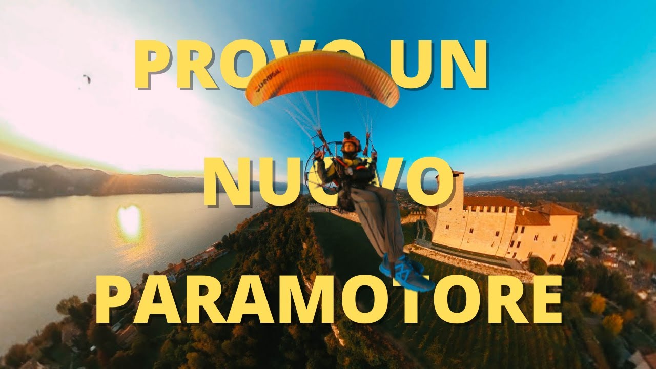 Un giro in paramotore sui laghi ospite di Tonyfly