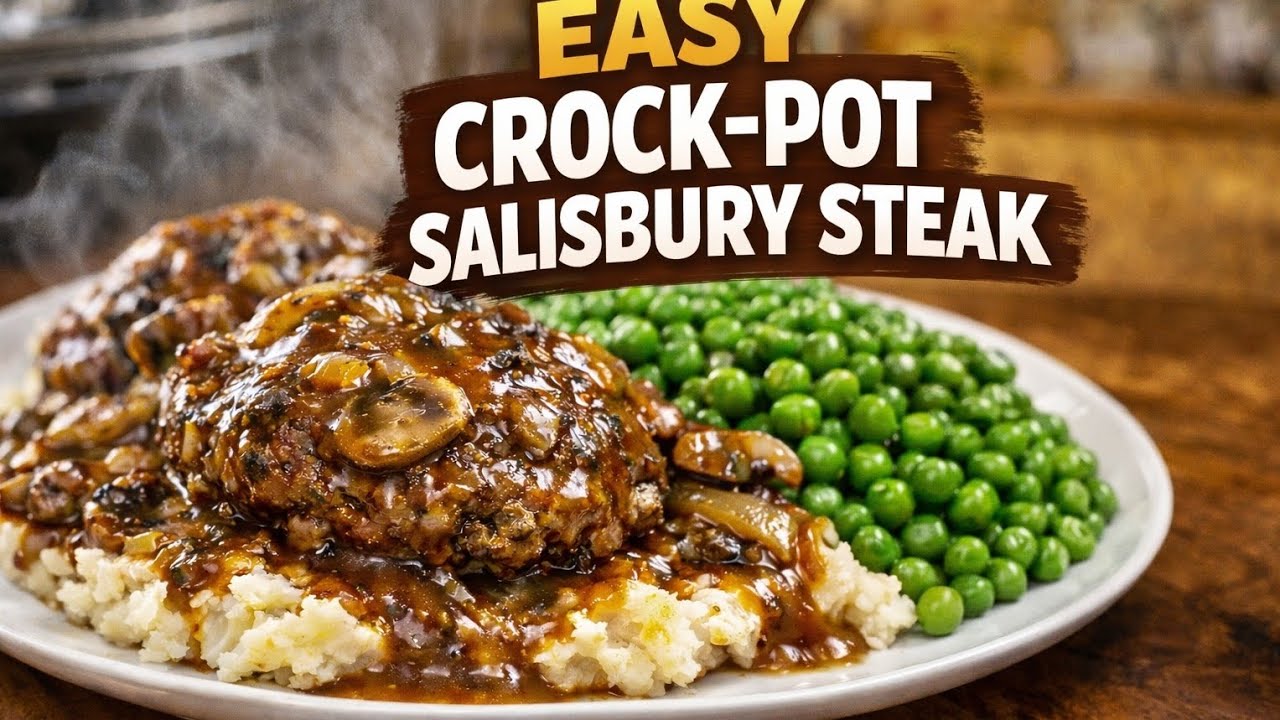 Easy Crock-Pot Salisbury Steak Recipe | Slow Cooker Comfort Food