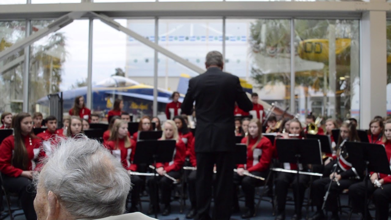 God of Our Fathers - Claude T. Smith | NAS Pensacola Pearl Harbor Ceremony | Tate Band 2017