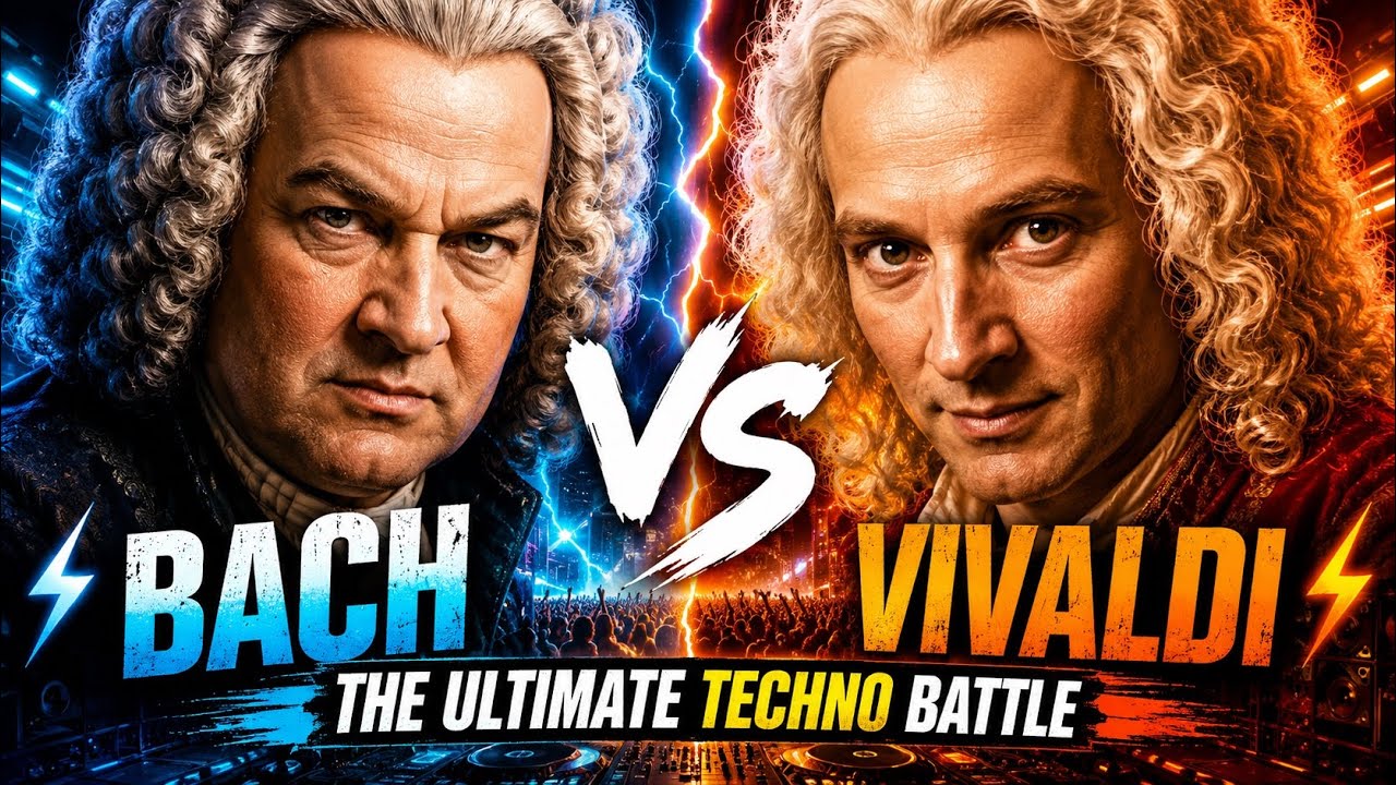 BACH vs VIVALDI ⚡ The Ultimate Techno Battle 