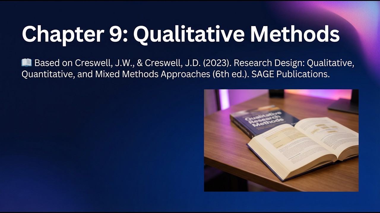 Chapter 9: Qualitative Methods