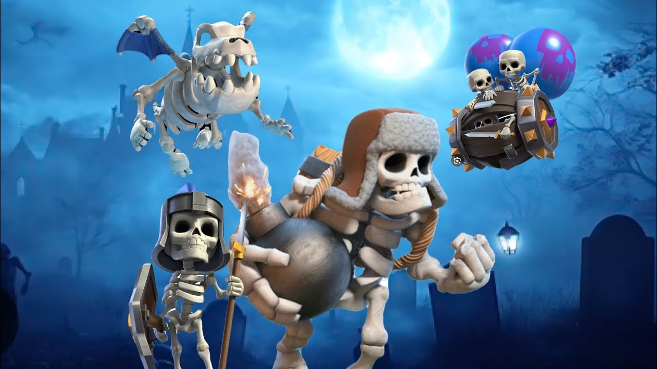 Je fais 100% de victoires avec un deck 100% squelettes ??