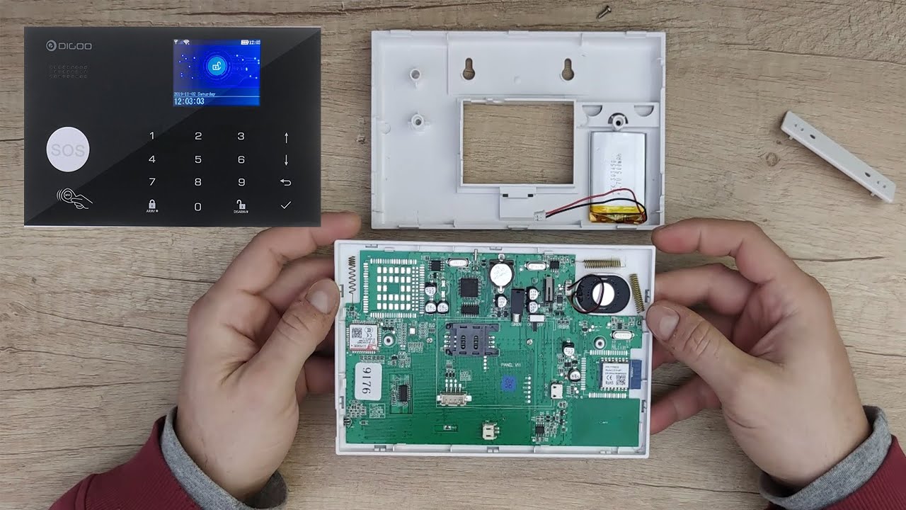 DIGOO DG ZXG30 433MHz 2G GSM & WIFI DISASSEMBLY