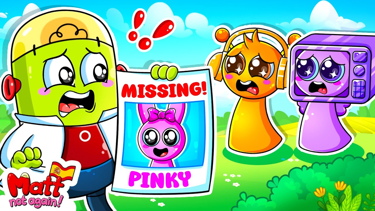 ¿Dónde está Pinky? Sprunki está perdida, Matt | Dibujos Animados Para Niños Matt
