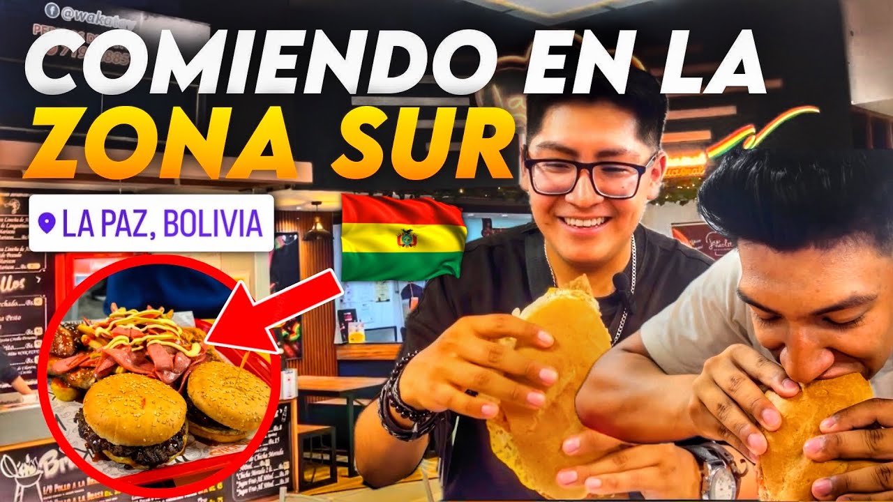 COMIENDO en la ZONA SUR de La Paz ¿Es realmente CARO? | BOLIVIA 🤑🇧🇴