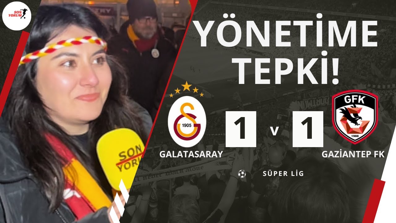 Puan Farkı Eriyor! Galatasaray 1-1 Gaziantep FK Taraftar Röportajı