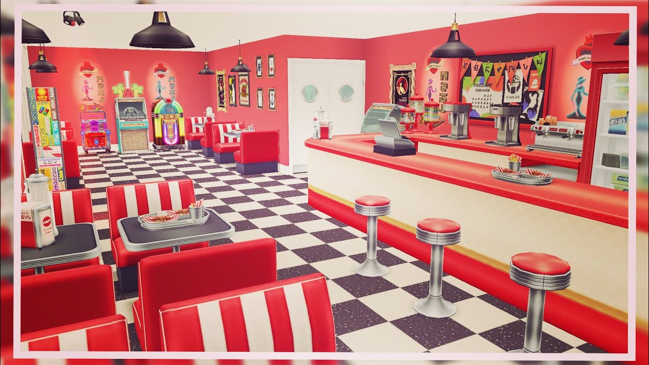 Sims Freeplay Tour / Retro Diner 💃🕺/ AR Tour/ Live Build 🛠