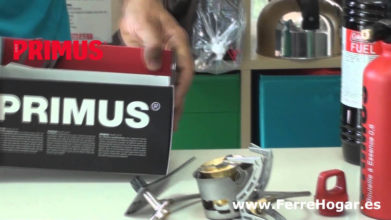 Primus Hornillo MultiFuel EX el favorito de los 🚶 mochileros y 🚴 cicloturistas 🔥⛽