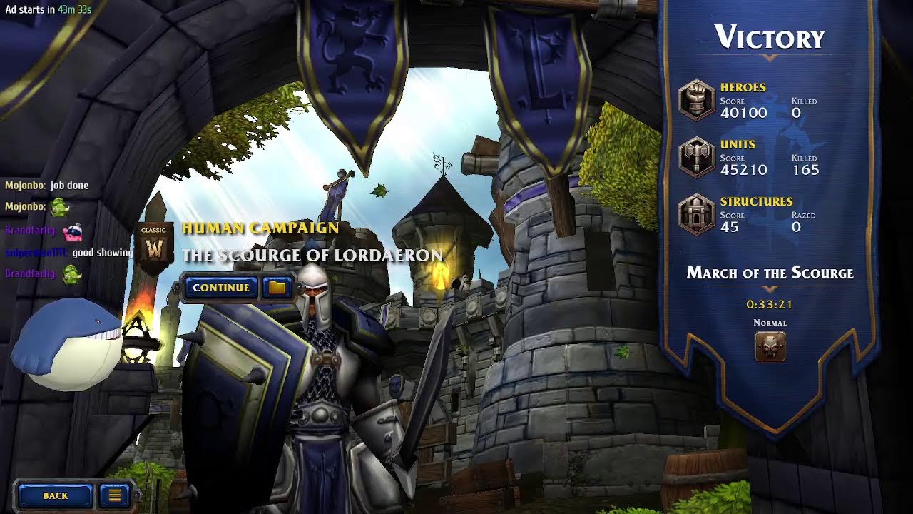 Warcraft 3 Campaigns - Part 1 (VOD)