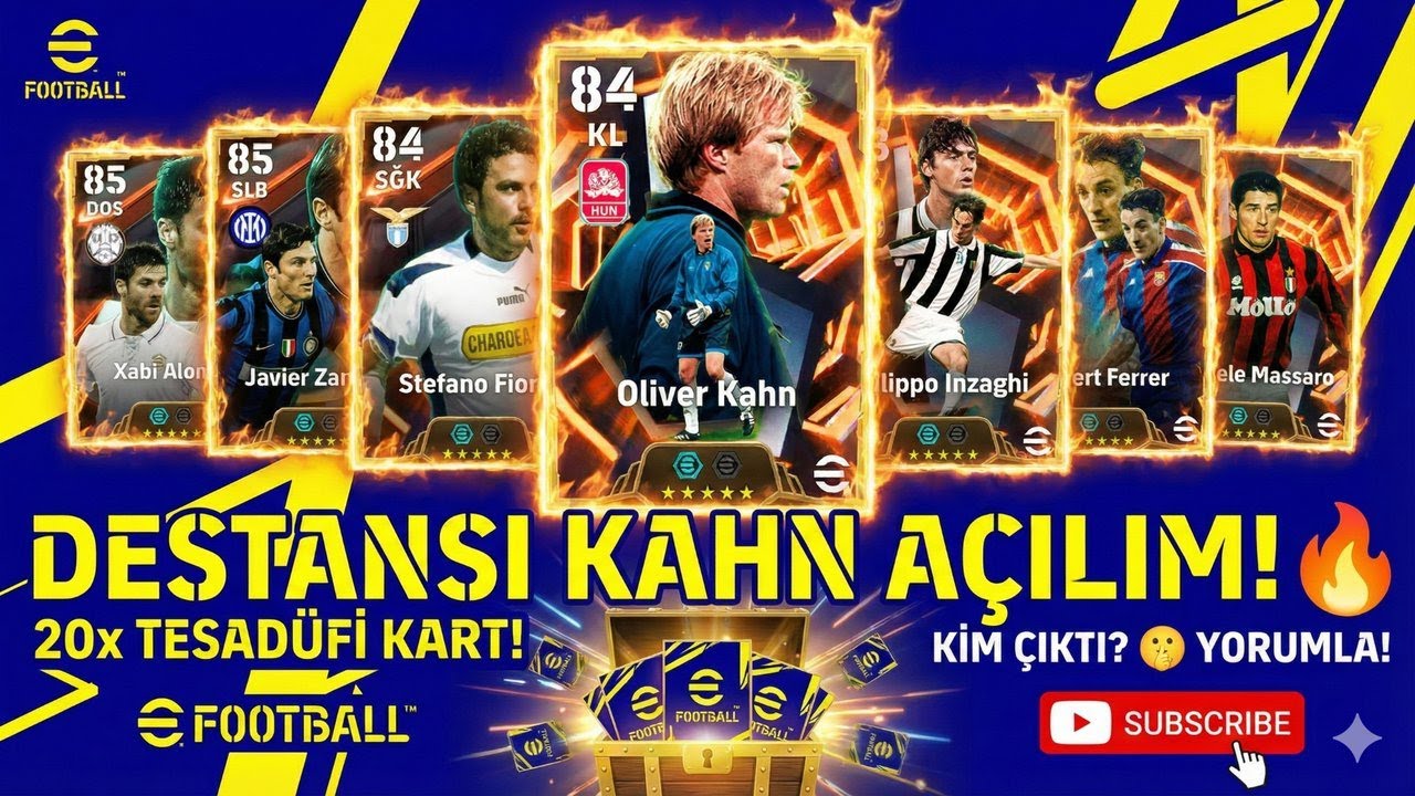 eFootball Festive Season | Kahn Paketi 20 Kart Açılımı! Epic Çıktı mı?  #eFootball  #GameChangerTR