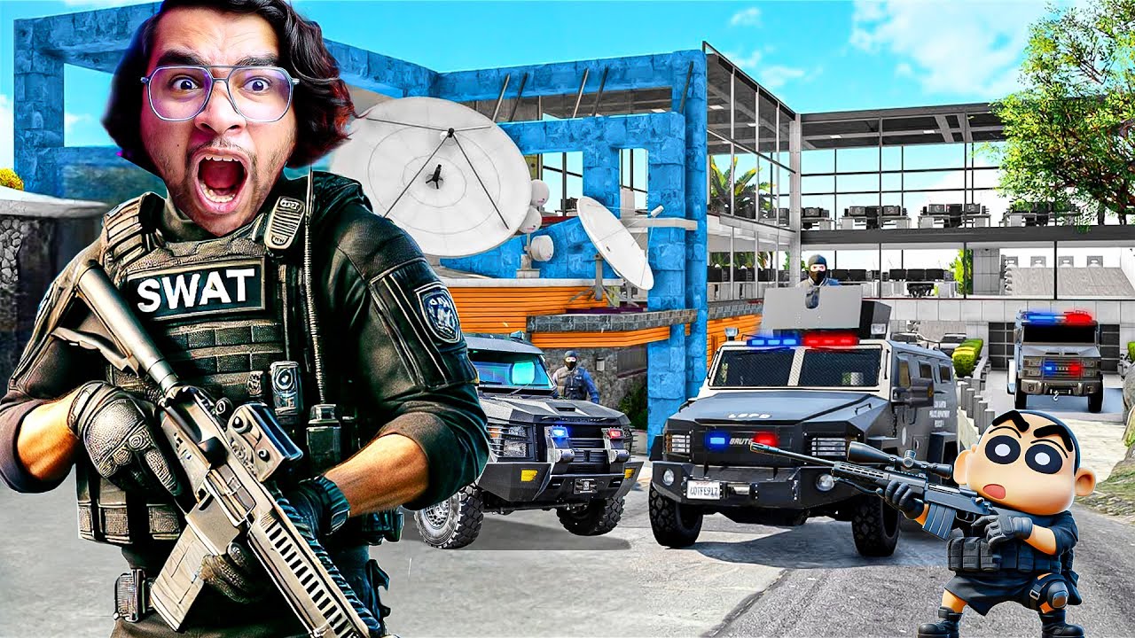 GTA V : Franklin Upgrade His House To SWAT Headquarters || Professor Of Pc Gaming