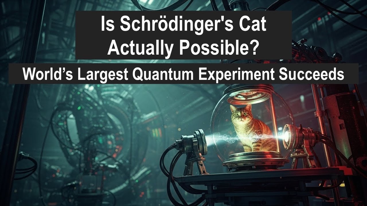 Is Schrödinger's Cat Actually Possible? World’s Largest Quantum Experiment Succeeds