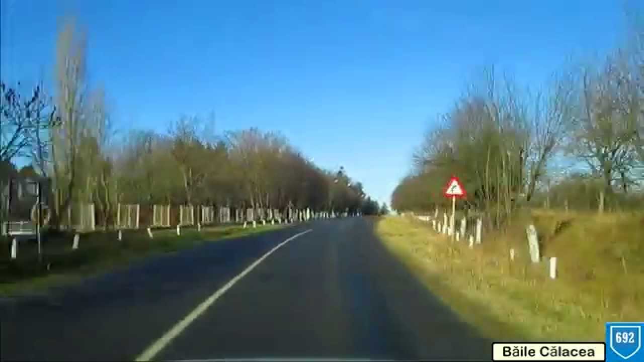 Driving in Romania. Timişoara - Sânnicolau Mare: timelapse 3x