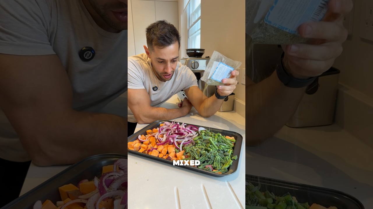 🥘 Easy high-protein baked feta chicken & sweet potato meal prep!