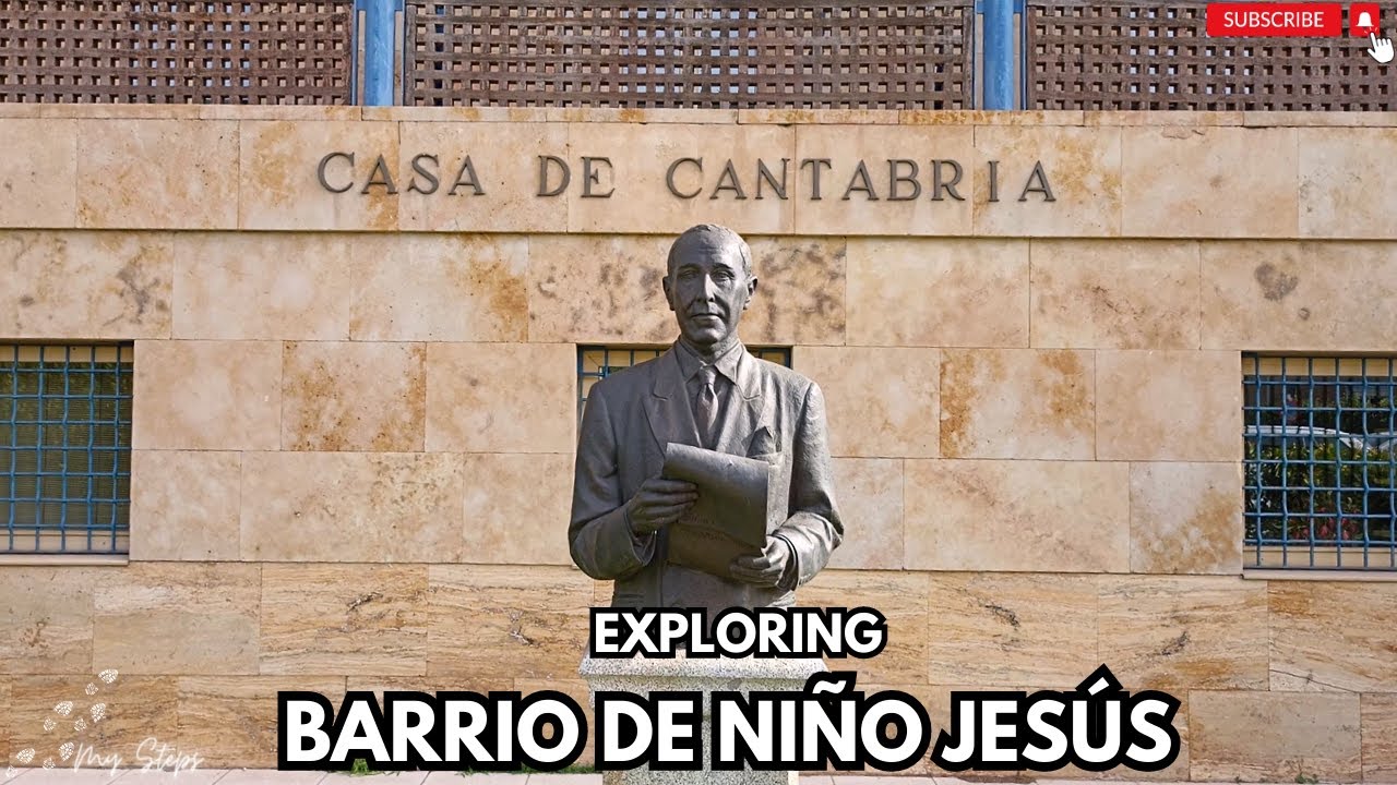 Exploring the neighbourhood of Niño Jesús, Madrid #4kwalk